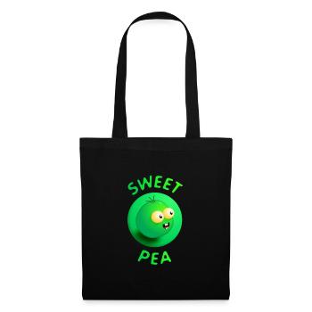 Pois sucré - Sac en tissu - noir - Devant