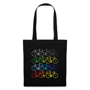 Vélo sport d'été - Sac en tissu - noir - Devant