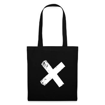 X-tape - Sac en tissu - noir - Devant