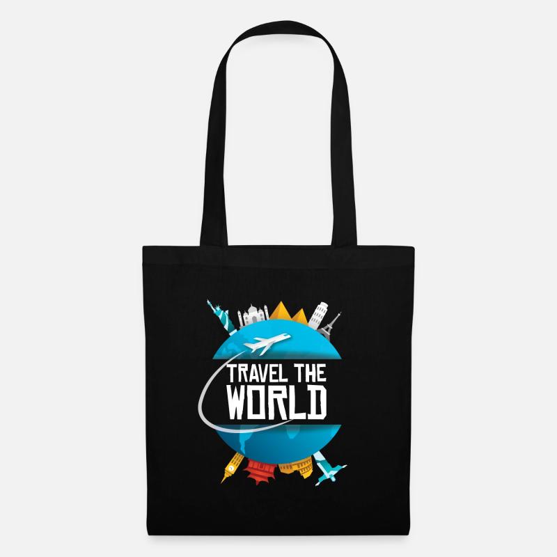 World Trip Around the World Cool Gift - Tote Bag - black