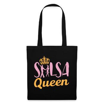 Salsa Danse Queen Coole Cadeau - Sac en tissu - noir - Devant