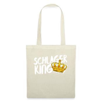 Schlager King Schlager King Déclaration de musique folklorique - Sac en tissu - nature - Devant