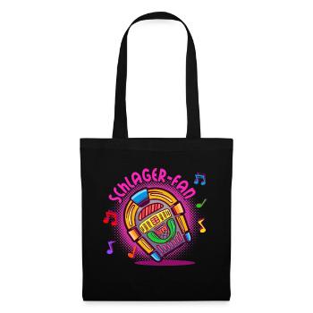 Schlager Fan Schlager Music Music Jukebox Statement - Tote Bag - black - Front