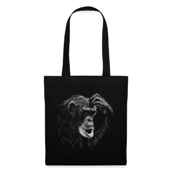 Monkey - Tote Bag - black - Front