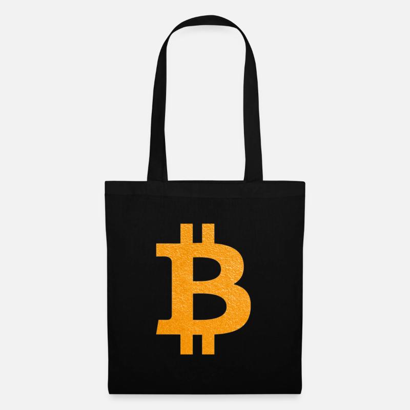Bitcoin - Stoffbeutel - Schwarz