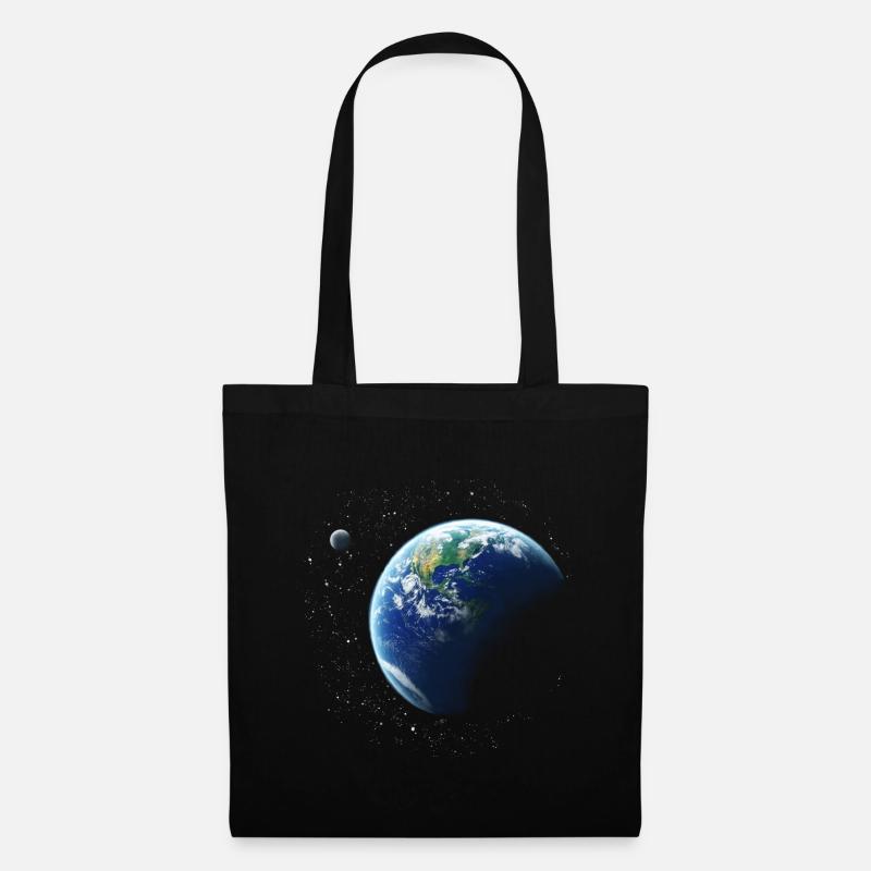 Earth - Tote Bag - black