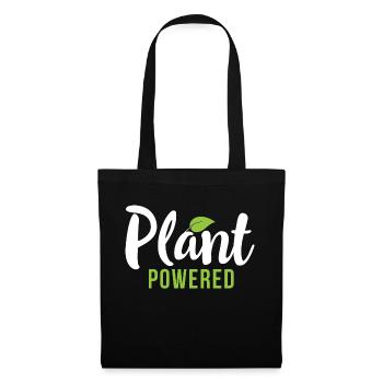 Plantes à base végétalienne délicieux manger légumes Cool - Sac en tissu - noir - Devant