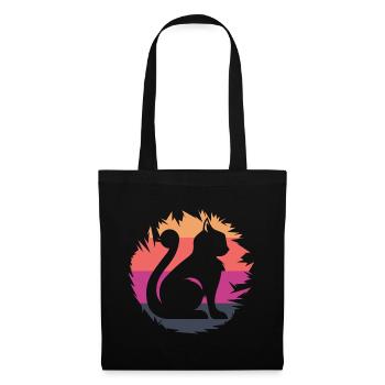 Cat Icon Colors Illustration Icon - Tote Bag - black - Front