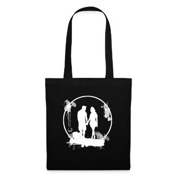Love - Couple Silhouette - Tote Bag - black - Front