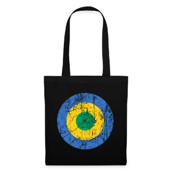 Gabon vintage aviation cockade Africa - Tote Bag - black - Front