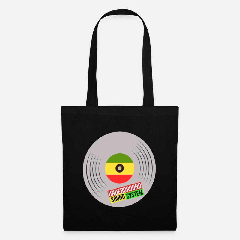 Système sonore vinyle souterrain - Sac en tissu - noir