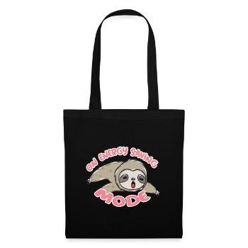 Pyjama Sloth - Tote Bag - black - Front
