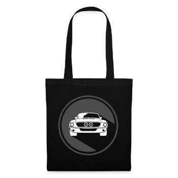 shelby gt oldschool v8 muscle cars - Tote Bag - black - Front