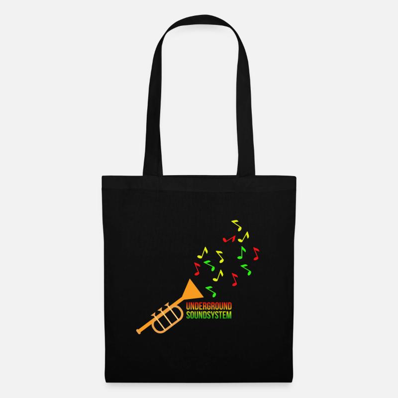 Underground Soundsystem Trumpet - Tote Bag - black