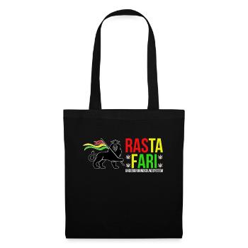 Système sonore souterrain de Rasta Fari - Sac en tissu - noir - Devant
