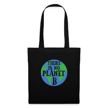 Il n’y a pas de planète B changement climatique cadeau - Sac en tissu - noir - Devant