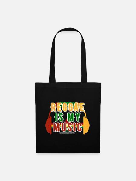Reggae Ist Meine Musik - Stoffbeutel - Schwarz