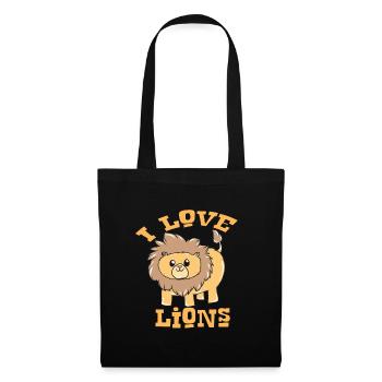 safari - Sac en tissu - noir - Devant