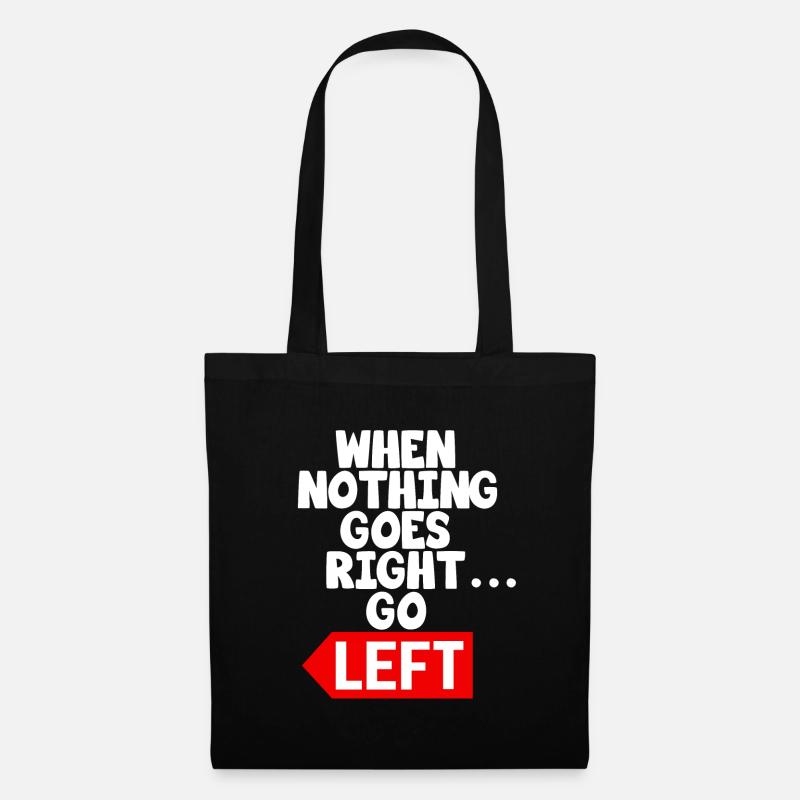 Funny Motivational Text Saying - Tote Bag - black