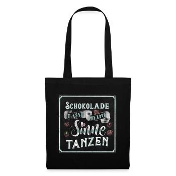 Schokolade - Stoffbeutel - Schwarz - Vorne