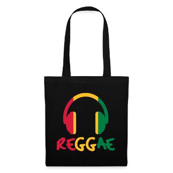 Reggae - Stoffbeutel - Schwarz - Vorne