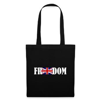 Drapeau de l'Angleterre Freedom Peace UK Flag Gift - Sac en tissu - noir - Devant