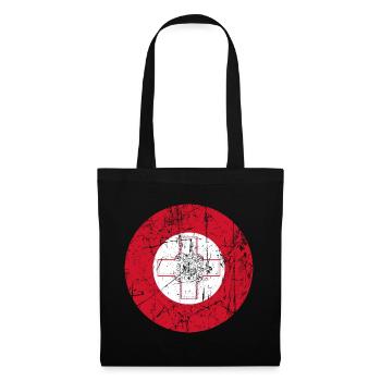aeronautica Malta air force roundel Luftwaffe - Tote Bag - black - Front
