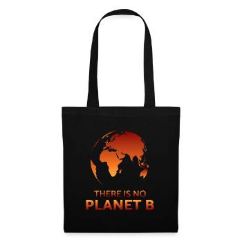 Protection du climat environnement planète terre climat politique climatique - Sac en tissu - noir - Devant