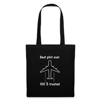 Pilot - Stoffbeutel - Schwarz - Vorne