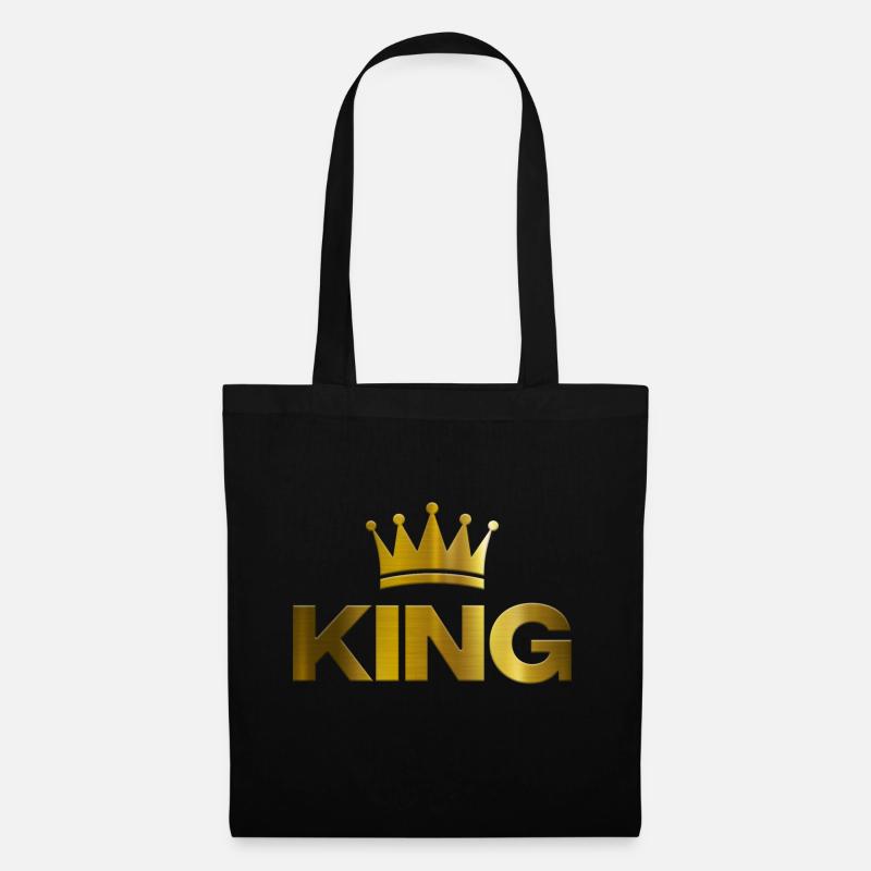 King - Stoffbeutel - Schwarz