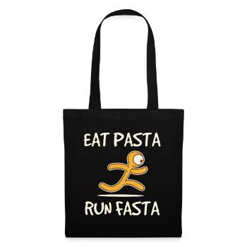Pasta Asciuta Nudeln Italien Essen Lieblingsessen - Stoffbeutel - Schwarz - Vorne