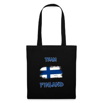 Team Finland / Gift Helsinki Turku Suomi - Tote Bag - black - Front