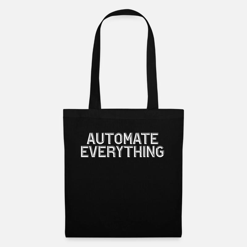 Roboter Automatisierung - Stoffbeutel - Schwarz