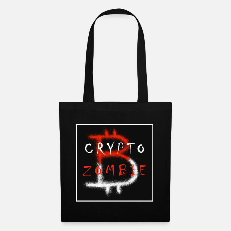 Crypto Zombie - Stoffbeutel - Schwarz