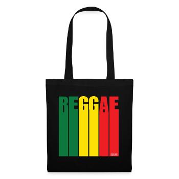 Reggae Color Block Banner - Tote Bag - black - Front
