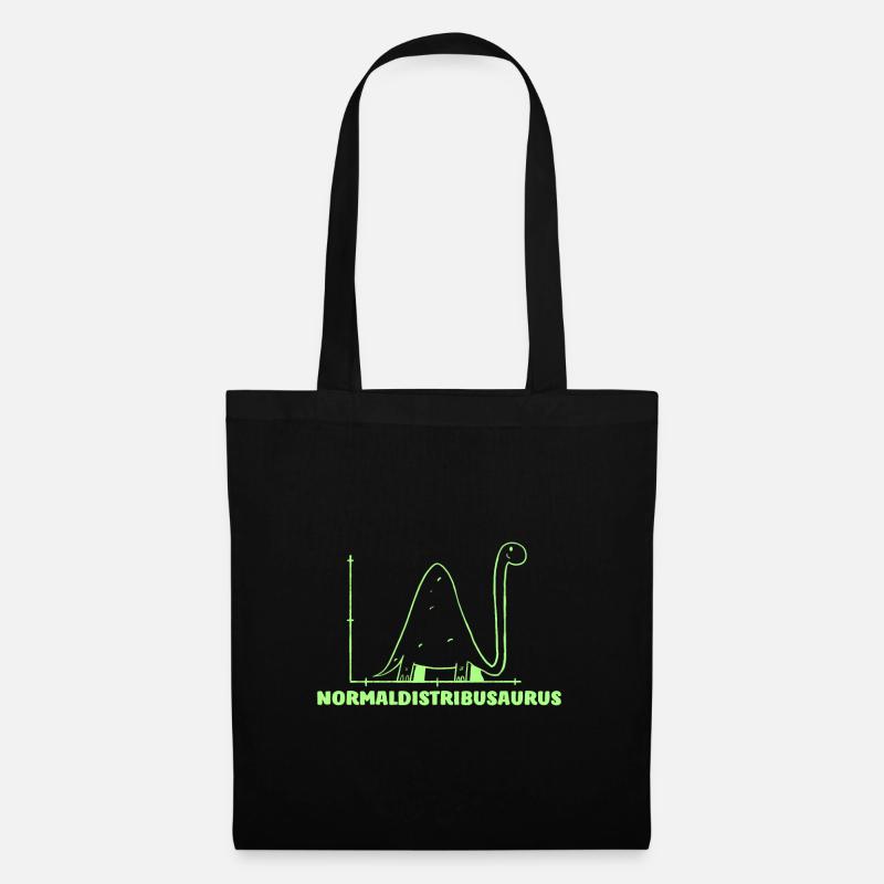 Normaldistribusaurus Normal Distribution I Gift - Tote Bag - black