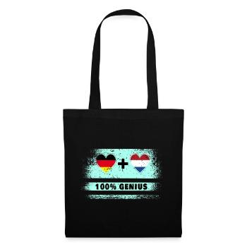 Germany and Netherlands 100% brilliant / Gift - Tote Bag - black - Front