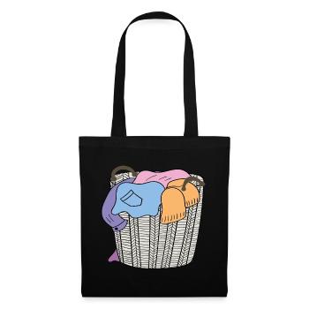 clothes basket - Tote Bag - black - Front