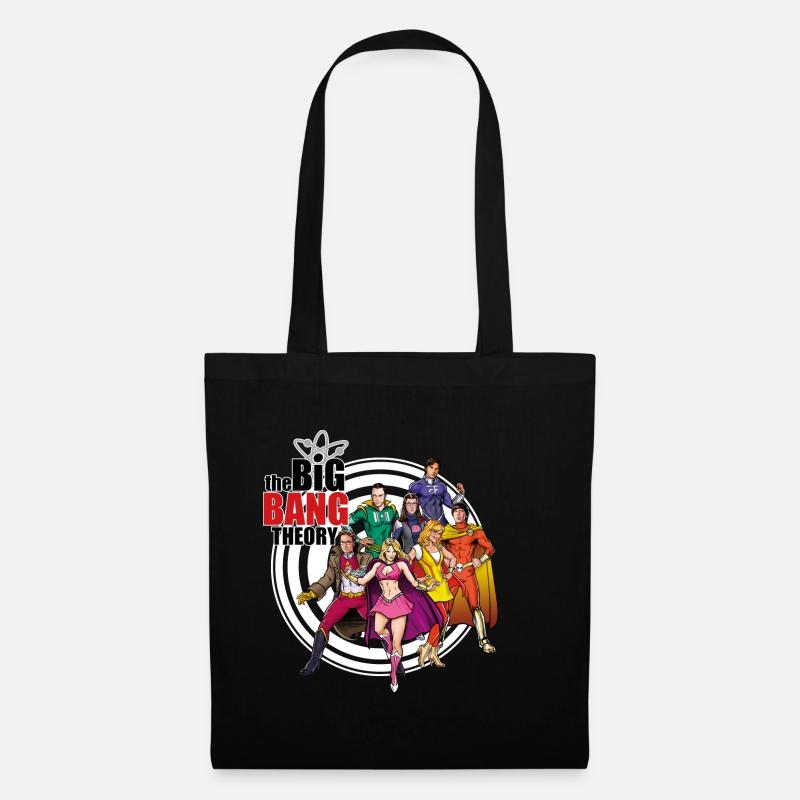 The Big Bang Theory Bazinga Comic Group - Tote Bag - black