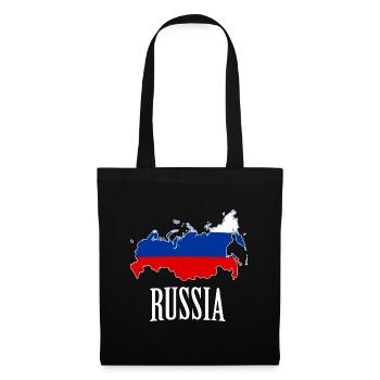 Russie - Sac en tissu - noir - Devant