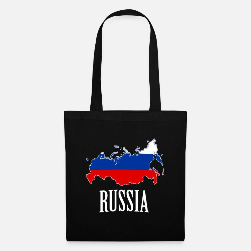 Russie - Sac en tissu - noir