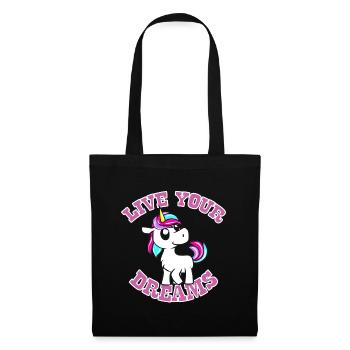 unicorn - Tote Bag - black - Front