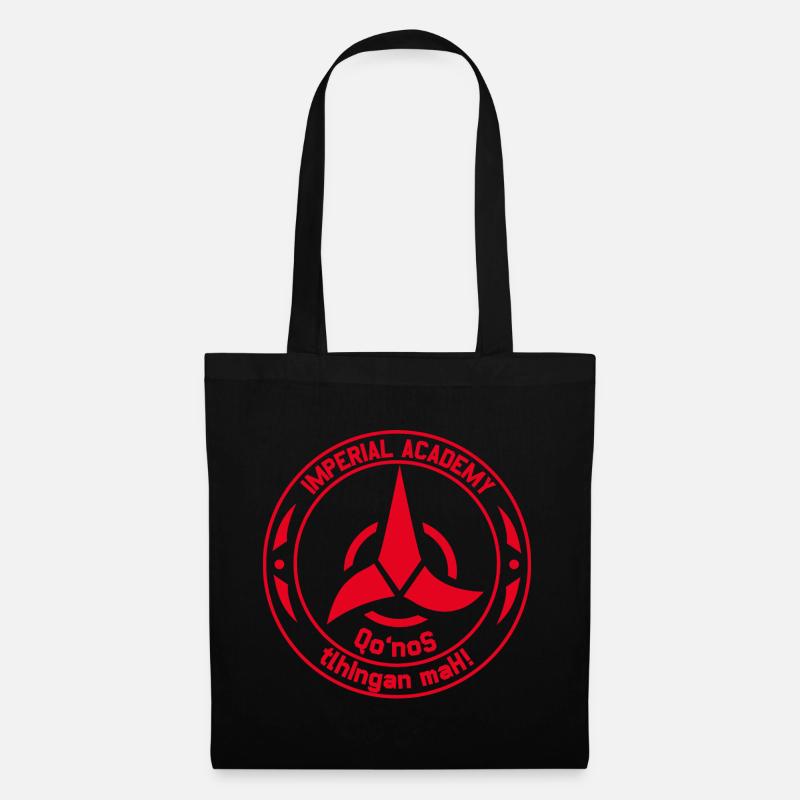 Star Trek Discovery Klingone Qo'noS Academy - Stoffbeutel - Schwarz