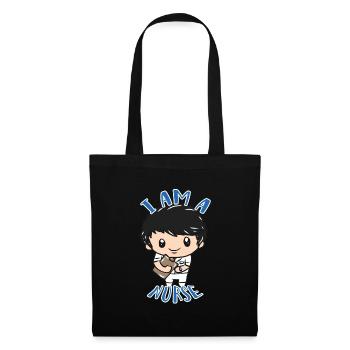 male nurse - Tote Bag - black - Front