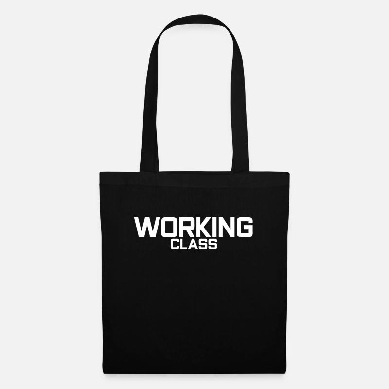 Arbeiterklasse Working Class Geschenk - Stoffbeutel - Schwarz