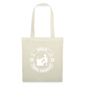 Héros du travail, animal de travail, chef de cuisine, collègue, cadeau - Sac en tissu - nature - Devant