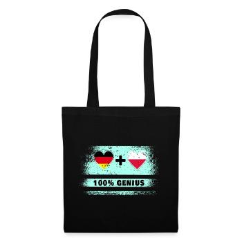 Germany and Poland 100% Ingenious / Gift - Tote Bag - black - Front