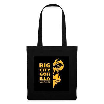 Gorille de la grande ville - Sac en tissu - noir - Devant