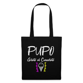 PUPO Cantante Gelato Italy Gift Funny - Tote Bag - black - Front