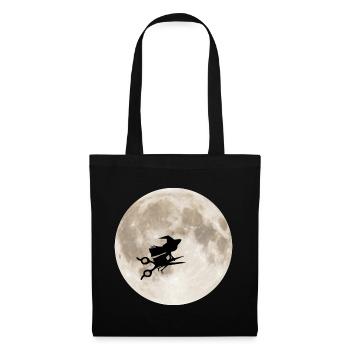 Halloween hairdresser witch moon Walpurgis night - Tote Bag - black - Front